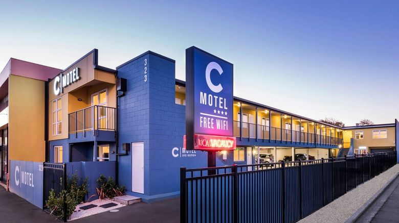 C-Motel Christchurch Exterior. Images powered by <a href="https://www.leonardoworldwide.com" target="_blank" rel="noopener">Leonardo</a>.