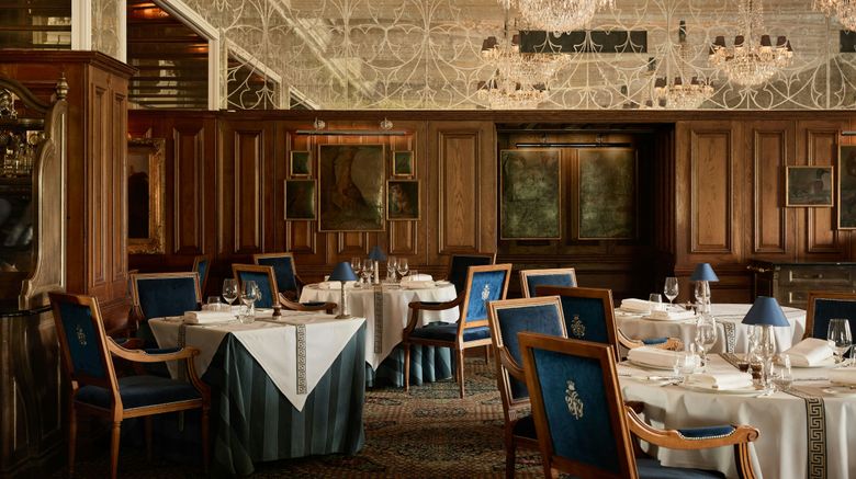 <b>Ashford Castle Restaurant</b>. Images powered by <a href="https://www.leonardoworldwide.com/" title="Leonardo Worldwide" target="_blank">Leonardo</a>.