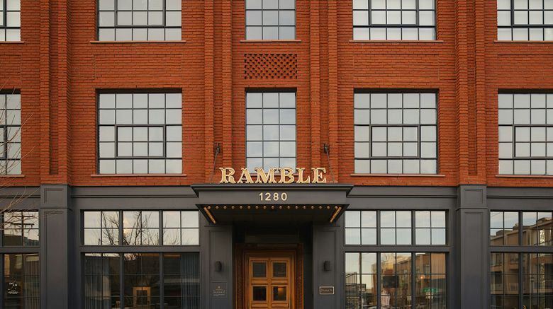 <b>The Ramble Hotel Exterior</b>. Images powered by <a href="https://www.leonardoworldwide.com/" title="Leonardo Worldwide" target="_blank">Leonardo</a>.