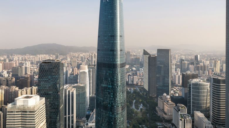 <b>Four Seasons Hotel Guangzhou Exterior</b>. Images powered by <a href="https://www.leonardoworldwide.com/" title="Leonardo Worldwide" target="_blank">Leonardo</a>.