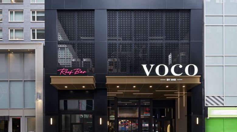 <b>voco Times Square Broadway by IHG Exterior</b>. Images powered by <a href="https://www.leonardoworldwide.com/" title="Leonardo Worldwide" target="_blank">Leonardo</a>.