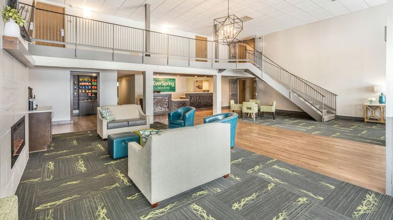 <b>EverSpring Inn & Suites Lobby</b>. Images powered by <a href="https://www.leonardoworldwide.com/" title="Leonardo Worldwide" target="_blank">Leonardo</a>.