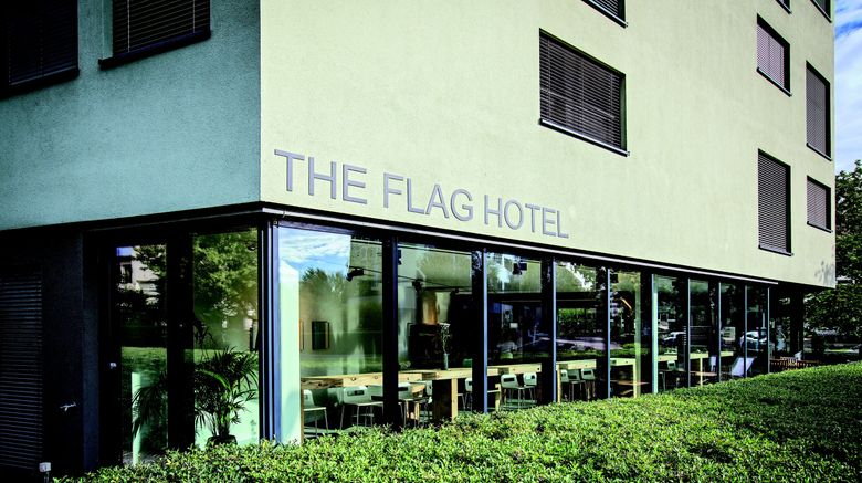 <b>The Flag Zurich Exterior</b>. Images powered by <a href="https://www.leonardoworldwide.com/" title="Leonardo Worldwide" target="_blank">Leonardo</a>.