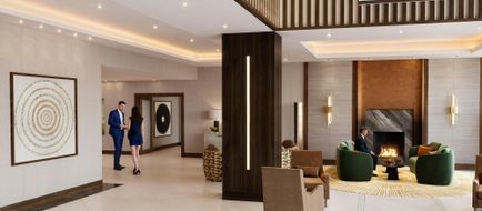 London Marriott Hotel Marble Arch Lobby