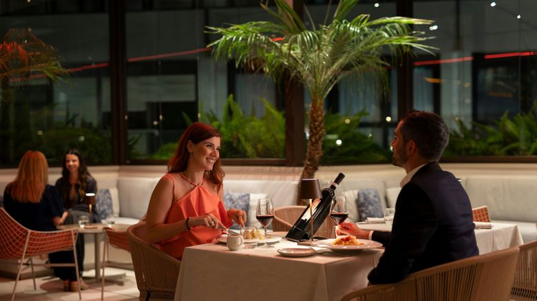 <b>Le Meridien Visconti Rome Restaurant</b>. Images powered by <a href="https://www.leonardoworldwide.com/" title="Leonardo Worldwide" target="_blank">Leonardo</a>.