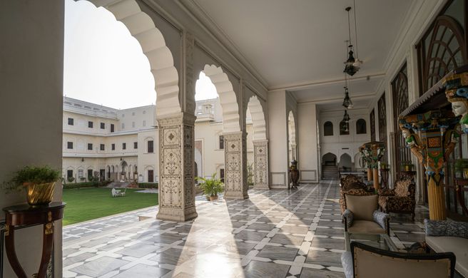 The Raj Palace Exterior