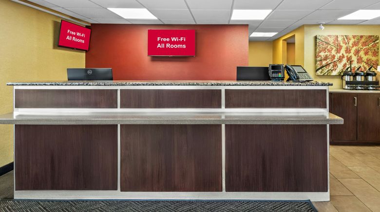 <b>Red Roof Inn Dayton North Airport Lobby</b>. Images powered by <a href="https://www.leonardoworldwide.com/" title="Leonardo Worldwide" target="_blank">Leonardo</a>.