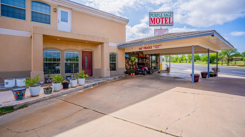 <b>Purple Sage Motel Exterior</b>. Images powered by <a href="https://www.leonardoworldwide.com/" title="Leonardo Worldwide" target="_blank">Leonardo</a>.