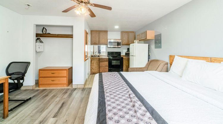 Purple Sage Motel Room