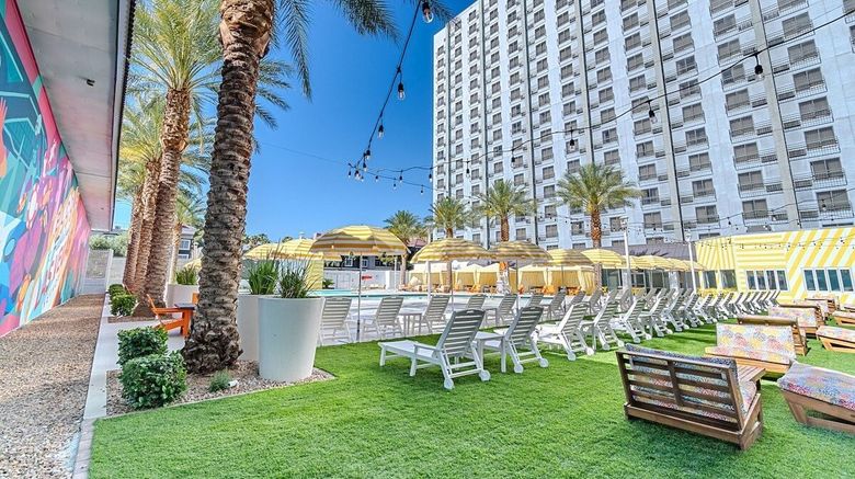 <b>Budget Suites of America Tropicana I-15 Exterior</b>. Images powered by <a href="https://www.leonardoworldwide.com/" title="Leonardo Worldwide" target="_blank">Leonardo</a>.