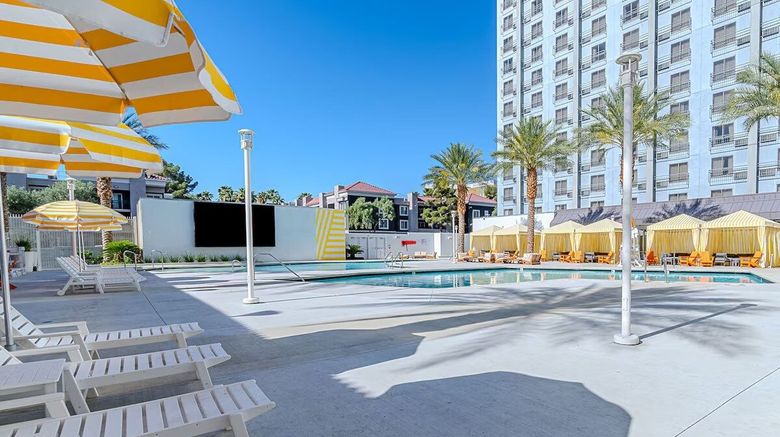 <b>Budget Suites of America Tropicana I-15 Exterior</b>. Images powered by <a href="https://www.leonardoworldwide.com/" title="Leonardo Worldwide" target="_blank">Leonardo</a>.
