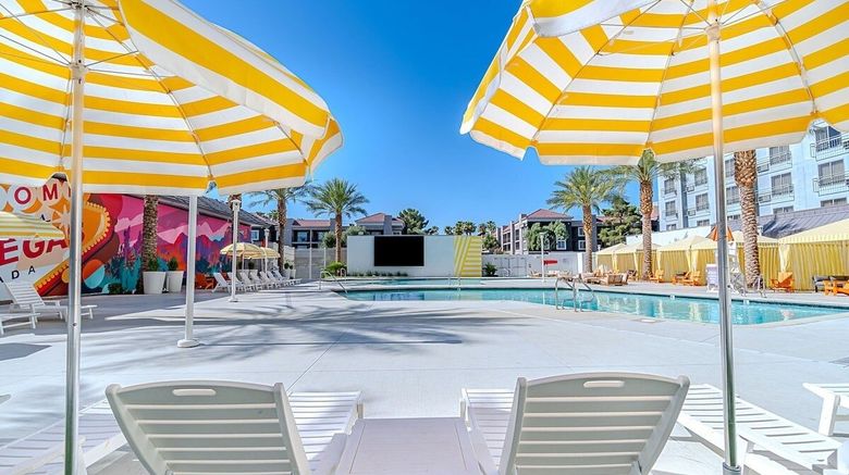 <b>Budget Suites of America Tropicana I-15 Exterior</b>. Images powered by <a href="https://www.leonardoworldwide.com/" title="Leonardo Worldwide" target="_blank">Leonardo</a>.