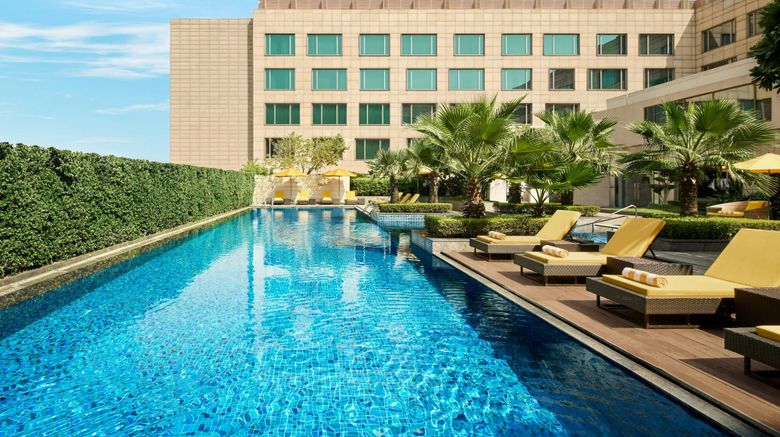 <b>JW Marriott Hotel New Delhi Aerocity Pool</b>. Images powered by <a href="https://www.leonardoworldwide.com/" title="Leonardo Worldwide" target="_blank">Leonardo</a>.