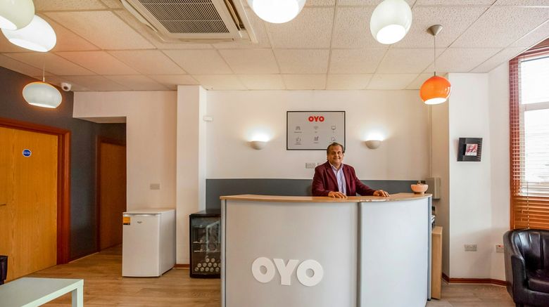 <b>OYO Arinza Hotel Lobby</b>. Images powered by <a href="https://www.leonardoworldwide.com/" title="Leonardo Worldwide" target="_blank">Leonardo</a>.