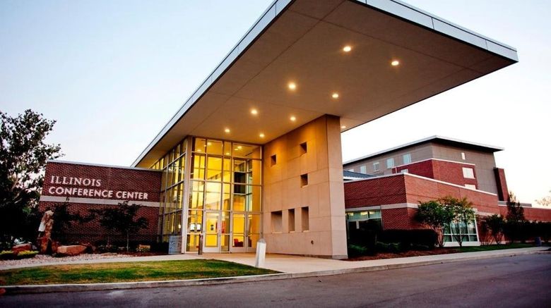I Hotel  and  Illinois Conference Center Exterior. Images powered by <a href="https://www.leonardoworldwide.com" target="_blank" rel="noopener">Leonardo</a>.