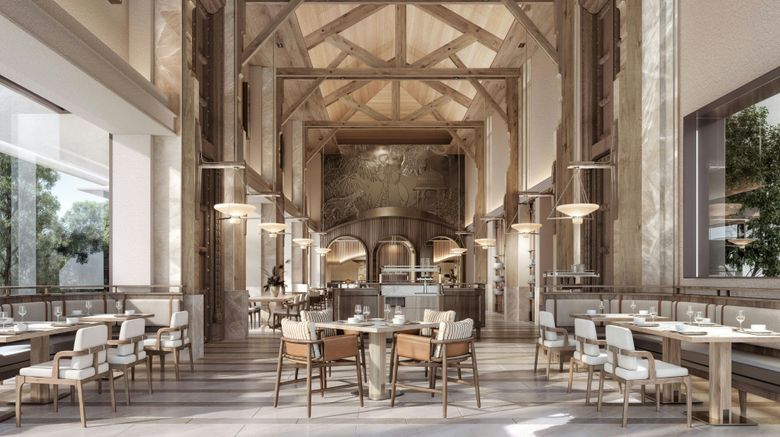 <b>JW Marriott Ranthambore Resort & Spa Restaurant</b>. Images powered by <a href="https://www.leonardoworldwide.com/" title="Leonardo Worldwide" target="_blank">Leonardo</a>.