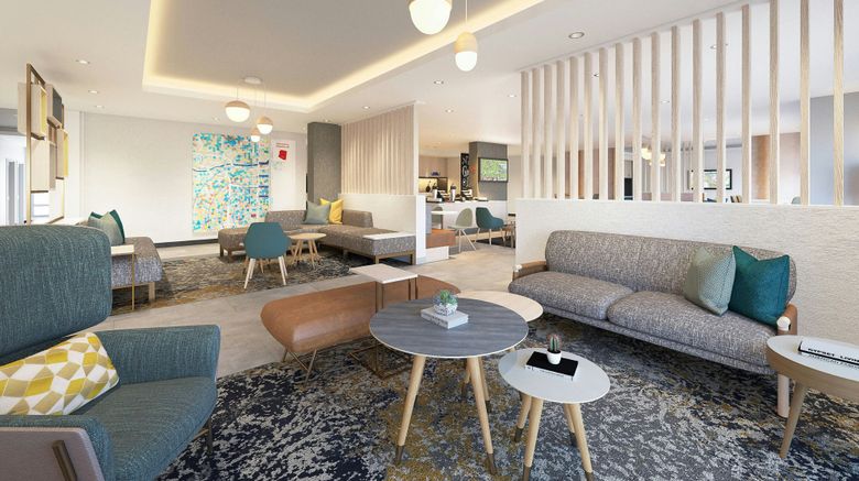 TownePlace Suites Collierville Lobby. Images powered by <a href="https://www.leonardoworldwide.com" target="_blank" rel="noopener">Leonardo</a>.