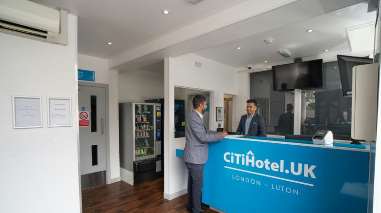 <b>CiTiHotel London Luton Lobby</b>. Images powered by <a href="https://www.leonardoworldwide.com/" title="Leonardo Worldwide" target="_blank">Leonardo</a>.