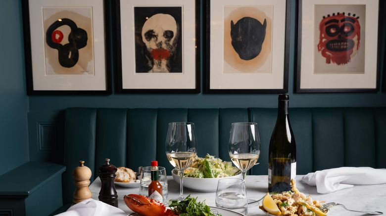 <b>Lydmar Hotel Restaurant</b>. Images powered by <a href="https://www.leonardoworldwide.com/" title="Leonardo Worldwide" target="_blank">Leonardo</a>.