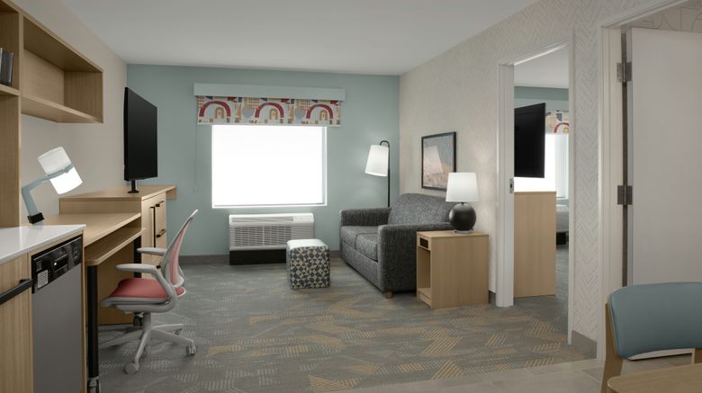 <b>Home2 Suites Hilton Goodyear Room</b>. Images powered by <a href="https://www.leonardoworldwide.com/" title="Leonardo Worldwide" target="_blank">Leonardo</a>.