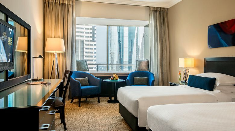 <b>Towers Rotana Exterior</b>. Images powered by <a href="https://www.leonardoworldwide.com/" title="Leonardo Worldwide" target="_blank">Leonardo</a>.
