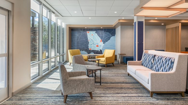 <b>Holiday Inn Express Gateway Lobby</b>. Images powered by <a href="https://www.leonardoworldwide.com/" title="Leonardo Worldwide" target="_blank">Leonardo</a>.