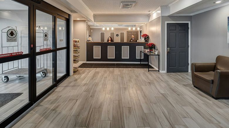 <b>Eastland Suites Hotel & Conference Center Lobby</b>. Images powered by <a href="https://www.leonardoworldwide.com/" title="Leonardo Worldwide" target="_blank">Leonardo</a>.