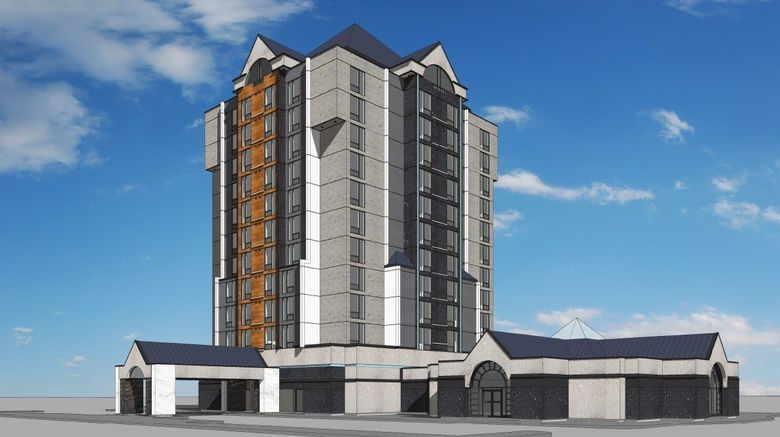 <b>Red Roof PLUS+ Vancouver Airport Exterior</b>. Images powered by <a href="https://www.leonardoworldwide.com/" title="Leonardo Worldwide" target="_blank">Leonardo</a>.