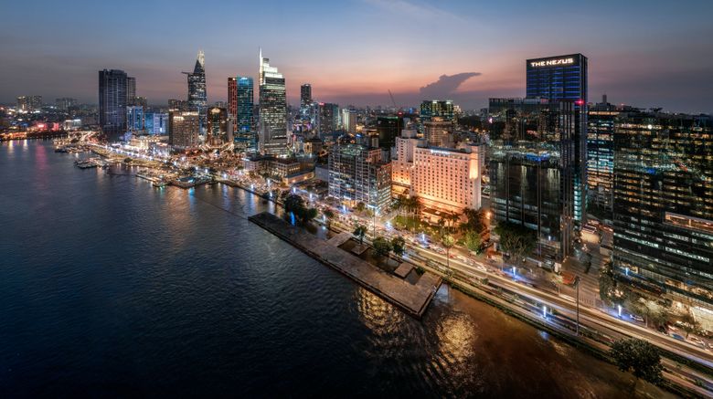 Lotte Hotel Saigon Exterior. Images powered by <a href="https://www.leonardoworldwide.com" target="_blank" rel="noopener">Leonardo</a>.