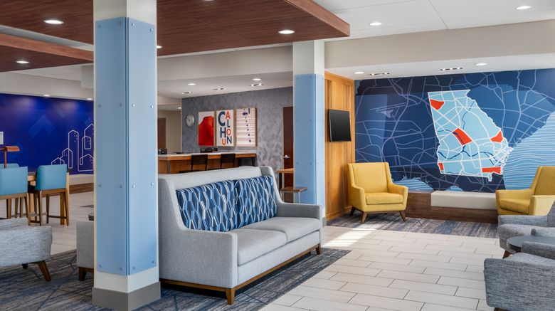 <b>Holiday Inn Express Calhoun South Exterior</b>. Images powered by <a href="https://www.leonardoworldwide.com/" title="Leonardo Worldwide" target="_blank">Leonardo</a>.