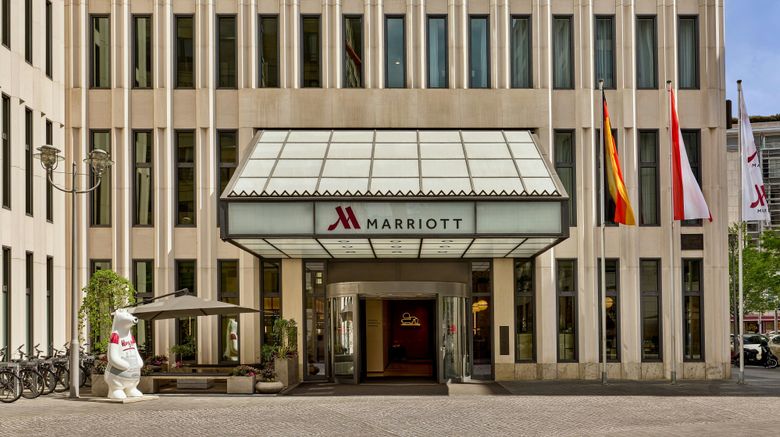 <b>Berlin Marriott Hotel Exterior</b>. Images powered by <a href="https://www.leonardoworldwide.com/" title="Leonardo Worldwide" target="_blank">Leonardo</a>.