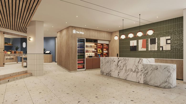 <b>Hilton Garden Inn Tijuana Airport Lobby</b>. Images powered by <a href="https://www.leonardoworldwide.com/" title="Leonardo Worldwide" target="_blank">Leonardo</a>.