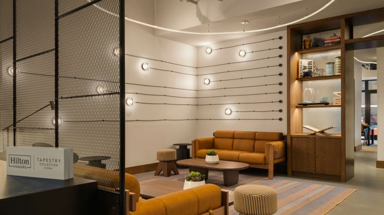 <b>Hotel 38 NYC Tapestry Lobby</b>. Images powered by <a href="https://www.leonardoworldwide.com/" title="Leonardo Worldwide" target="_blank">Leonardo</a>.