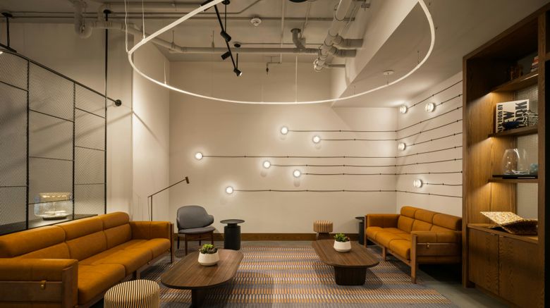 <b>Hotel 38 NYC Tapestry Lobby</b>. Images powered by <a href="https://www.leonardoworldwide.com/" title="Leonardo Worldwide" target="_blank">Leonardo</a>.