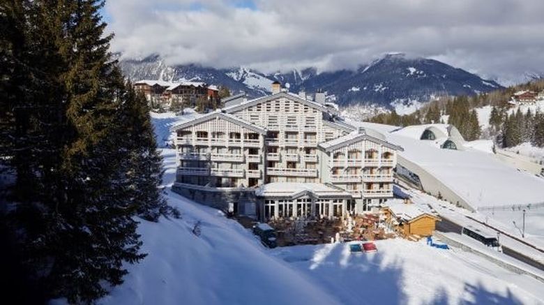 Ecrin Blanc Courchevel Exterior. Images powered by <a href="https://www.leonardoworldwide.com" target="_blank" rel="noopener">Leonardo</a>.