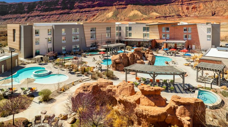SpringHill Suites by Marriott Moab Exterior. Images powered by <a href="https://www.leonardoworldwide.com" target="_blank" rel="noopener">Leonardo</a>.