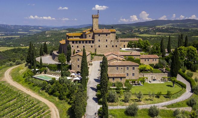 Castello Banfi-Il Borgo Exterior