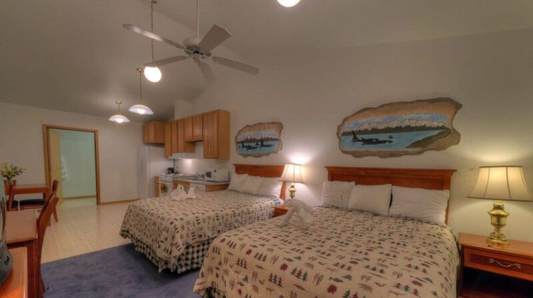 Frontier Suites Airport Hotel Room