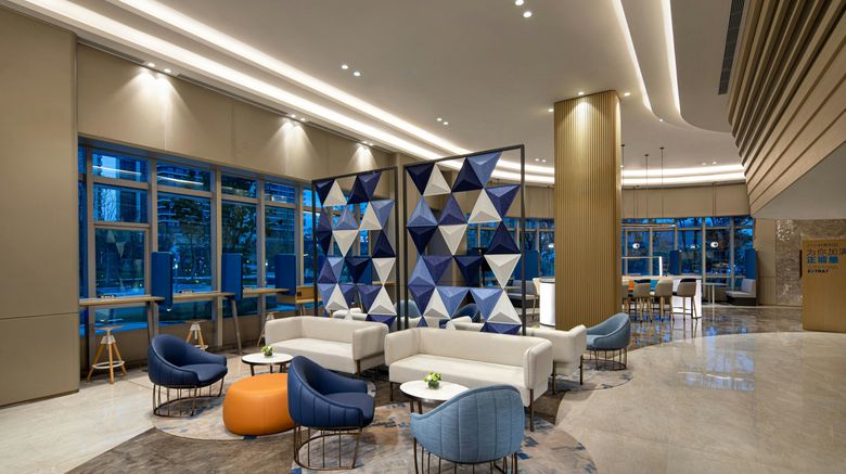 <b>Holiday Inn Express Yibin Lobby</b>. Images powered by <a href="https://www.leonardoworldwide.com/" title="Leonardo Worldwide" target="_blank">Leonardo</a>.