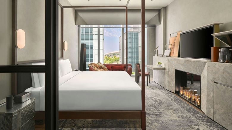 Kimpton Qiantan Shanghai Room. Images powered by <a href="https://www.leonardoworldwide.com" target="_blank" rel="noopener">Leonardo</a>.