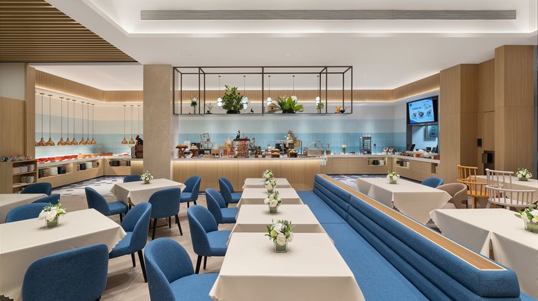 <b>Holiday Inn Express Yantai Penglai Restaurant</b>. Images powered by <a href="https://www.leonardoworldwide.com/" title="Leonardo Worldwide" target="_blank">Leonardo</a>.