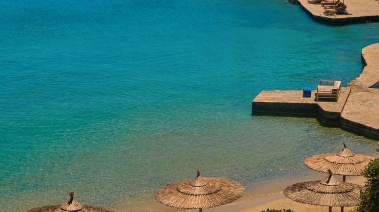 Minos Beach Art Hotel Beach