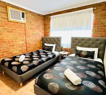 Early Australian Motor Inn Room