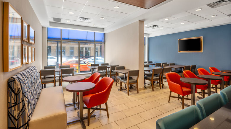 <b>Holiday Inn Express Toronto Downtown Restaurant</b>. Images powered by <a href="https://www.leonardoworldwide.com/" title="Leonardo Worldwide" target="_blank">Leonardo</a>.