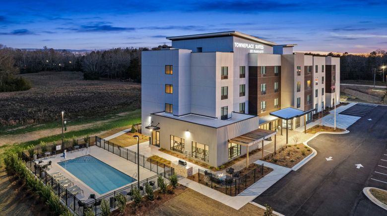 TownePlace Suites Opelika Exterior. Images powered by <a href="https://www.leonardoworldwide.com" target="_blank" rel="noopener">Leonardo</a>.
