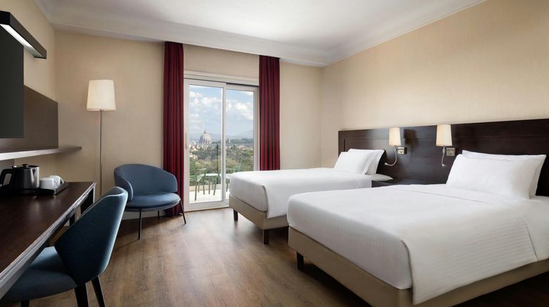 <b>Courtyard by Marriott Rome Central Park Room</b>. Images powered by <a href="https://www.leonardoworldwide.com/" title="Leonardo Worldwide" target="_blank">Leonardo</a>.