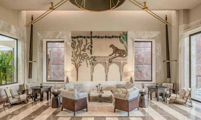 JW Marriott Ranthambore Resort & Spa Lobby