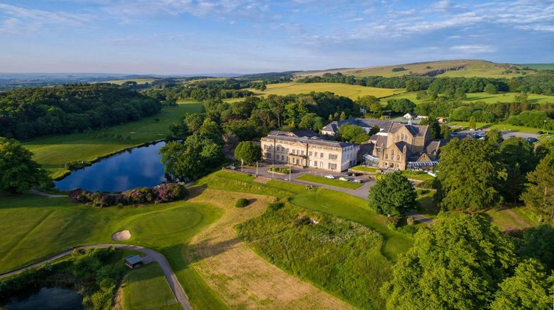 Shrigley Hall Hotel  and  Spa Exterior. Images powered by <a href="https://www.leonardoworldwide.com" target="_blank" rel="noopener">Leonardo</a>.