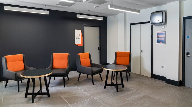 <b>easyHotel Cardiff Lobby</b>. Images powered by <a href="https://www.leonardoworldwide.com/" title="Leonardo Worldwide" target="_blank">Leonardo</a>.