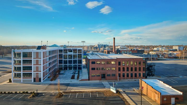 <b>SpringHill Suites High Point Downtown Exterior</b>. Images powered by <a href="https://www.leonardoworldwide.com/" title="Leonardo Worldwide" target="_blank">Leonardo</a>.